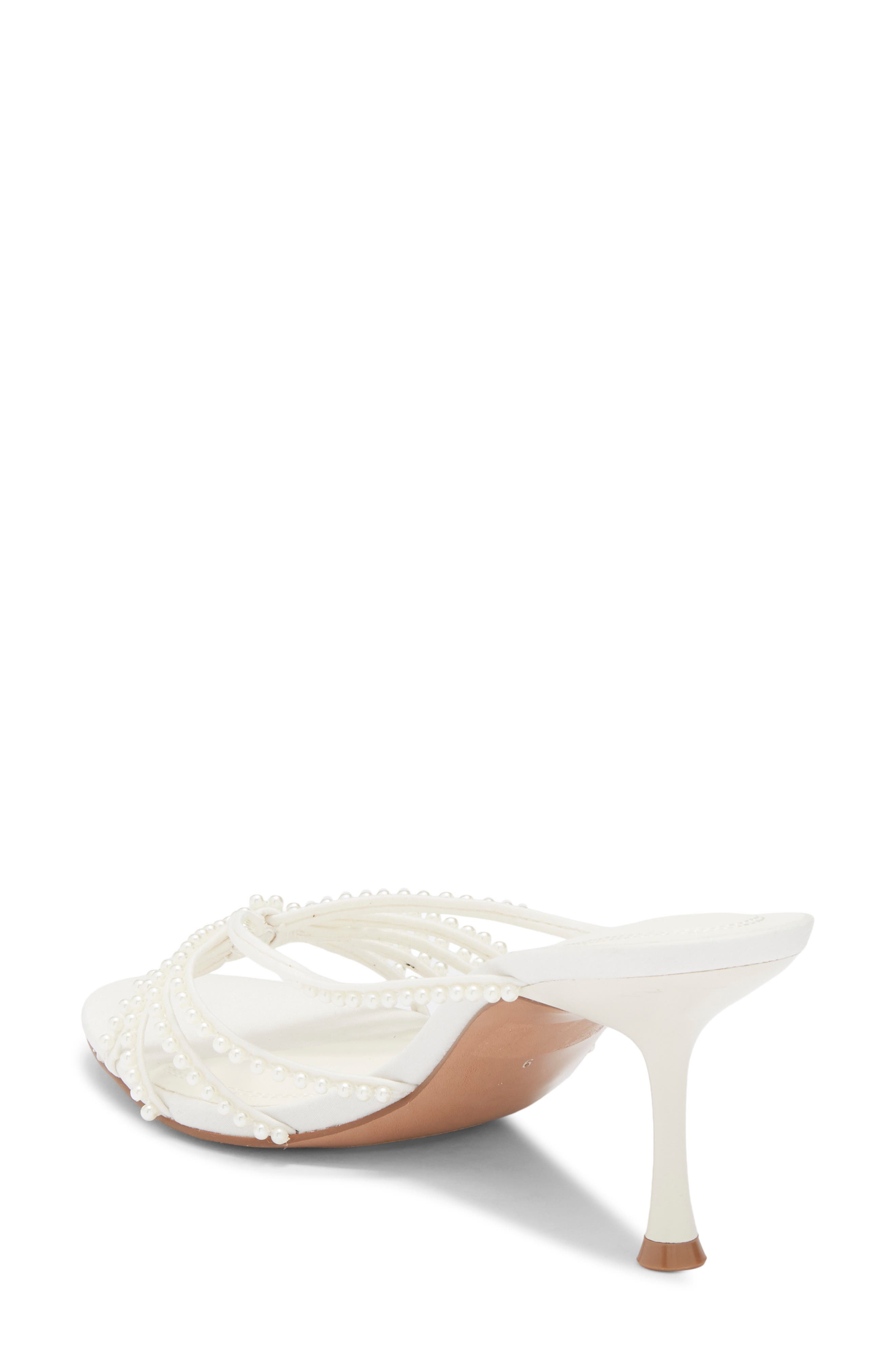 Steve Madden Edna Slide Sandal, Alternate, color, Pearl