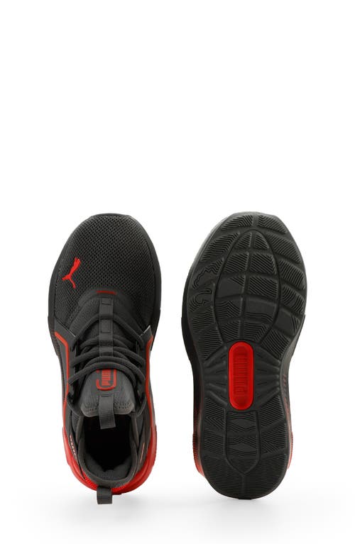 Puma Kids' Softride Enzo 5 Sneaker In Black