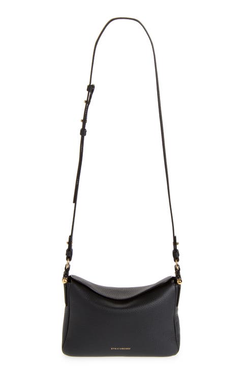 Sway Grained Leather Shoulder Bag
