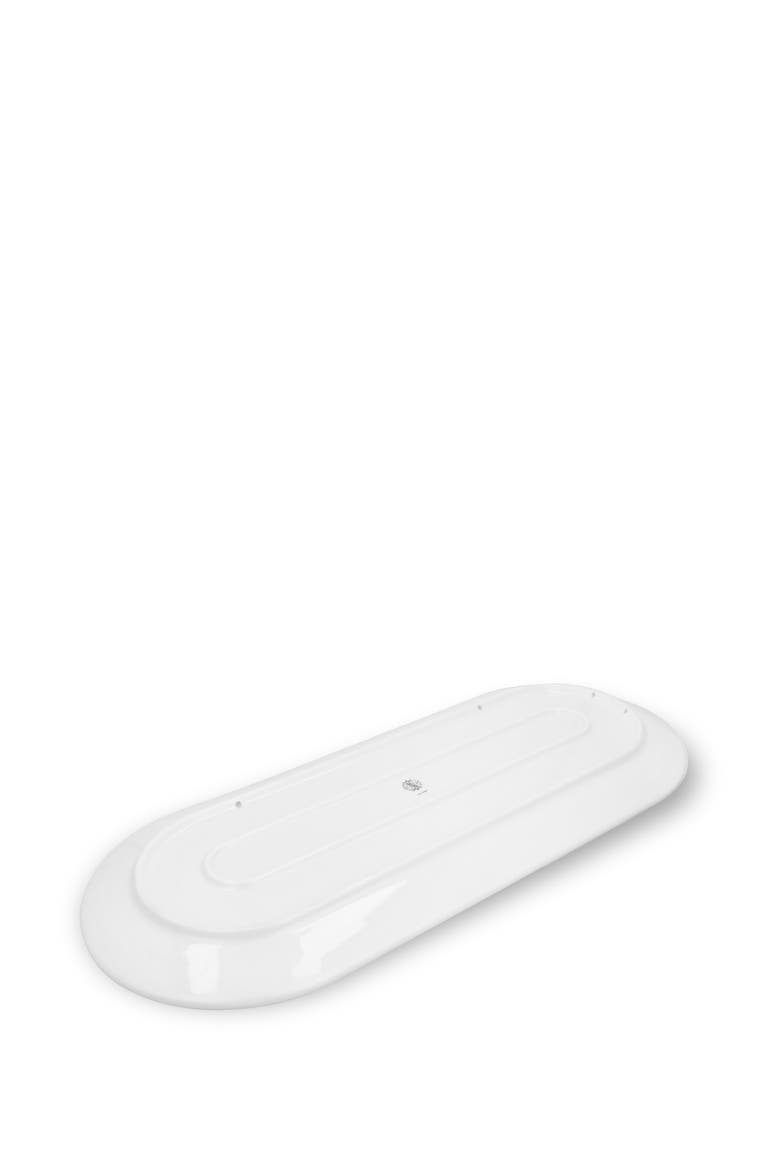 Lyngby Tura Large Oval Serving Dish, Alternate, color, White
