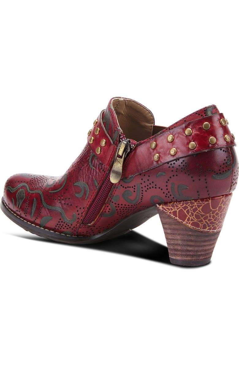 L'Artiste by Spring Step L'Artiste Kacielou Bootie, Alternate, color, Mahogany