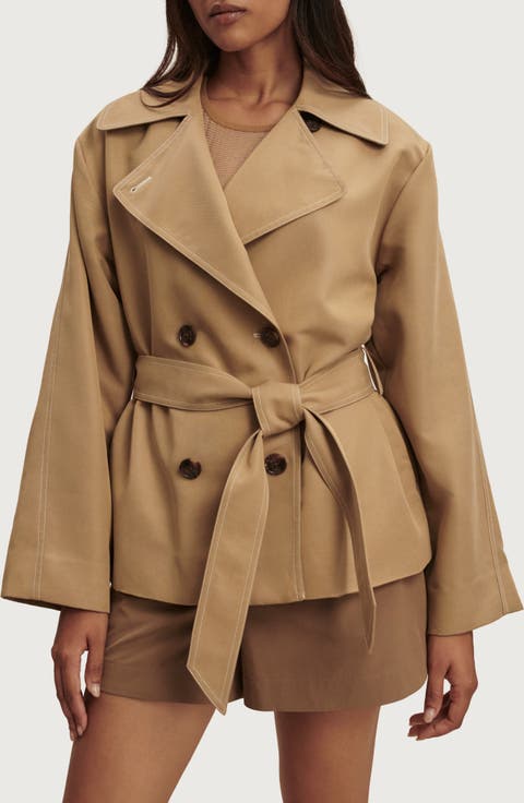 Maddox Short Trench Coat