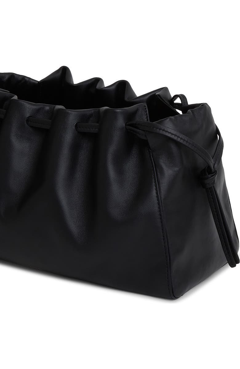 Mansur Gavriel Mini Bloom Leather Drawstring Bag, Alternate, color,