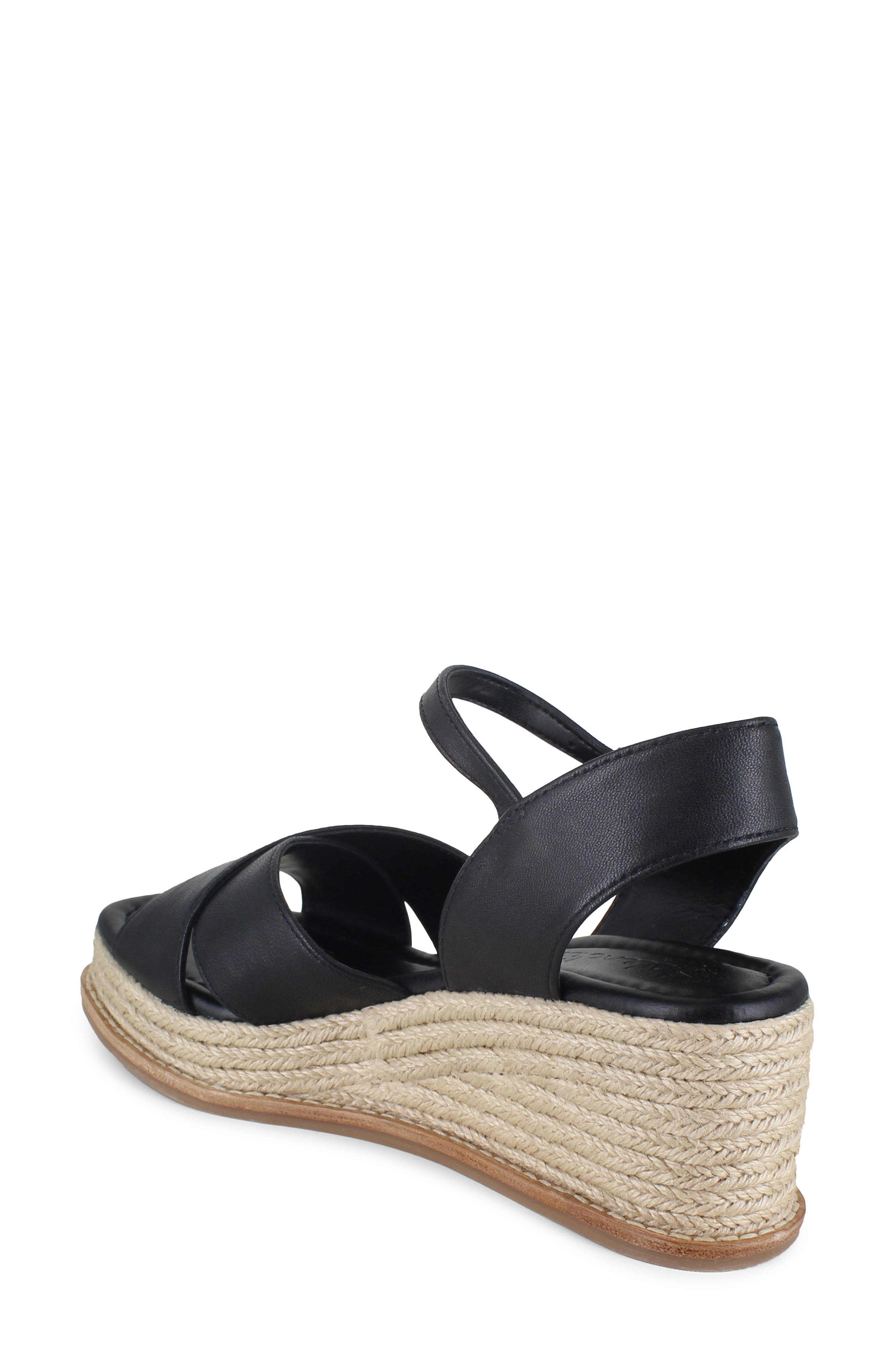 Splendid Danny Ankle Strap Espadrille Platform Wedge Sandal, Alternate, color, 