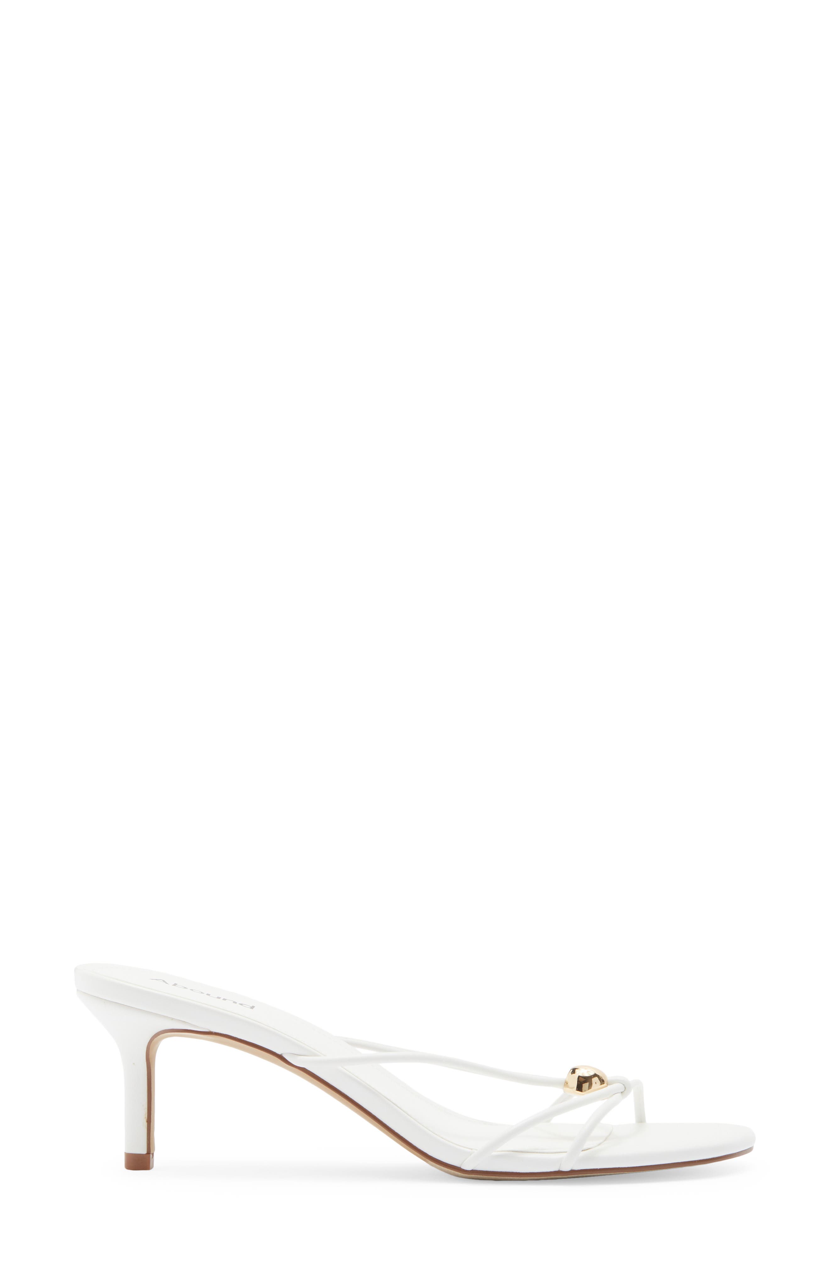 Abound Zola Heeled Sandal, Alternate, color, White Eggshell