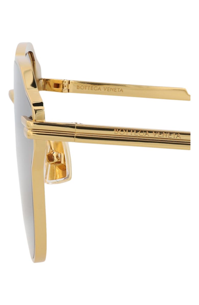 Bottega Veneta 63mm Aviator Sunglasses, Alternate, color,