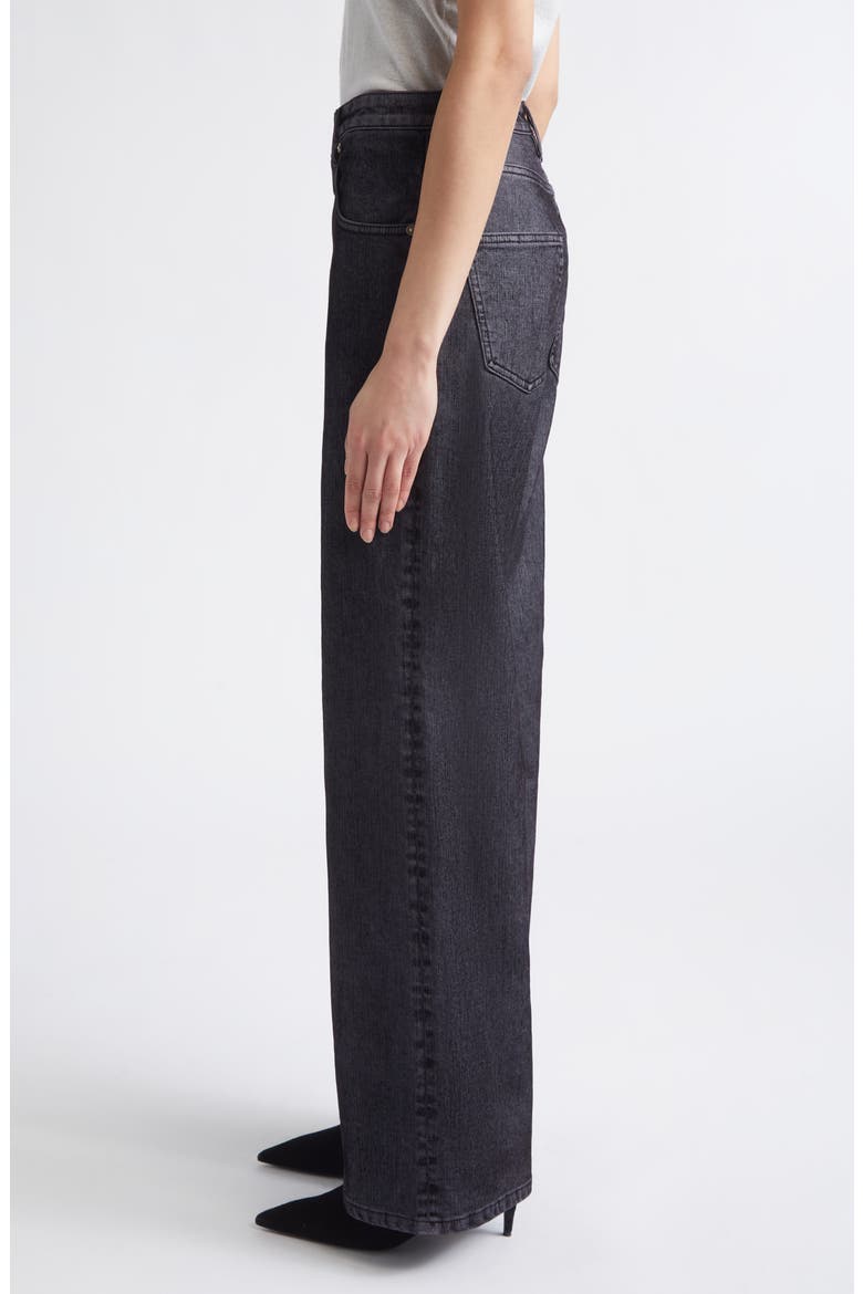 High Waist Wide Leg Jeans, Alternate, color, 22 BLACK