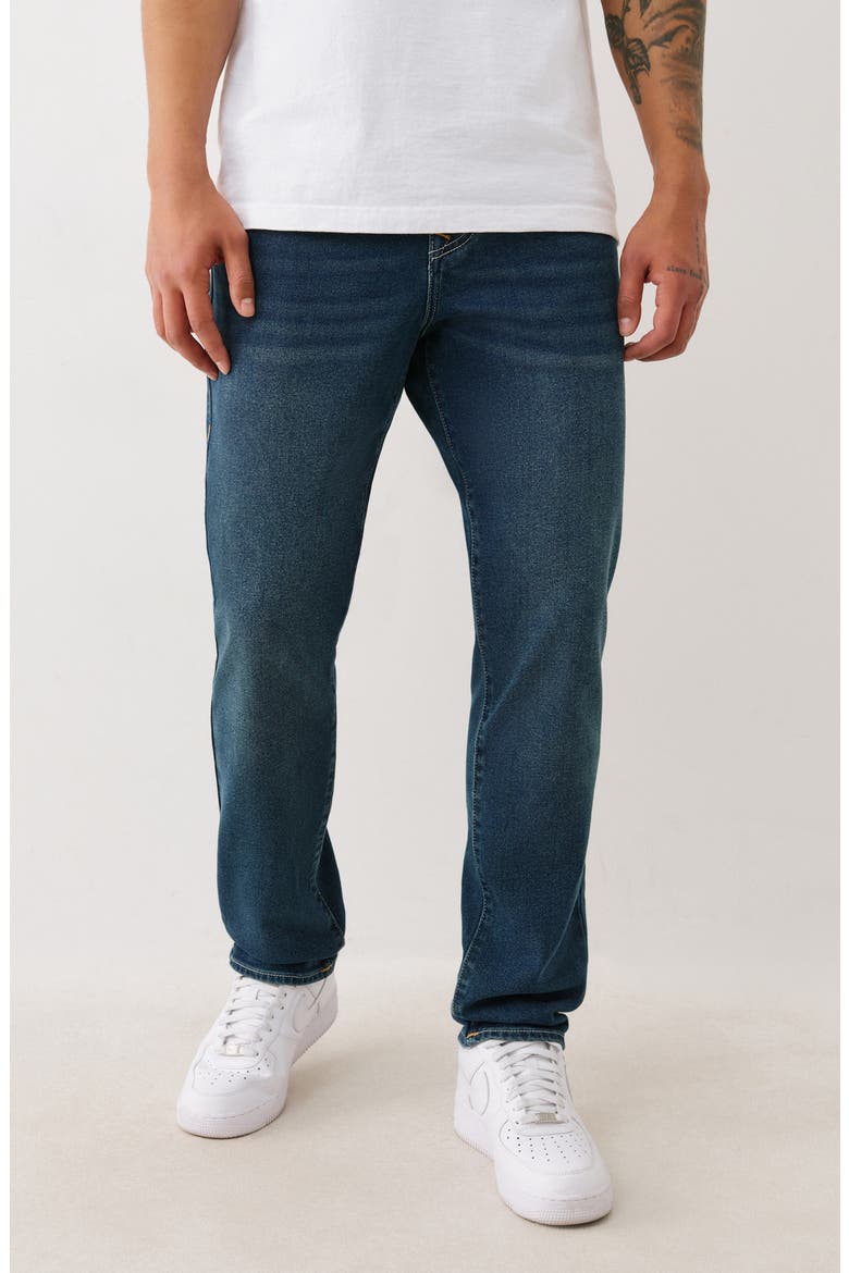 Rocco Flap Pocket Skinny Jeans, Main, color, DARK SHADE