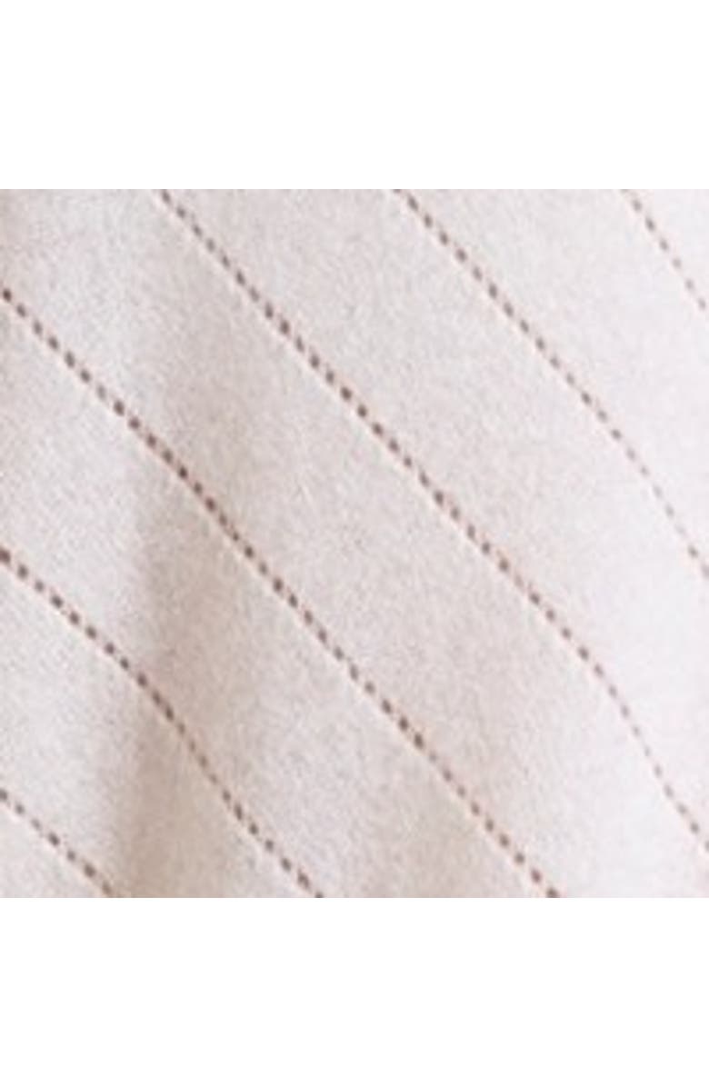 Brodie Pure Cashmere Ashley Fringe 100% Cashmere Cardigan, Alternate, color, Organic White