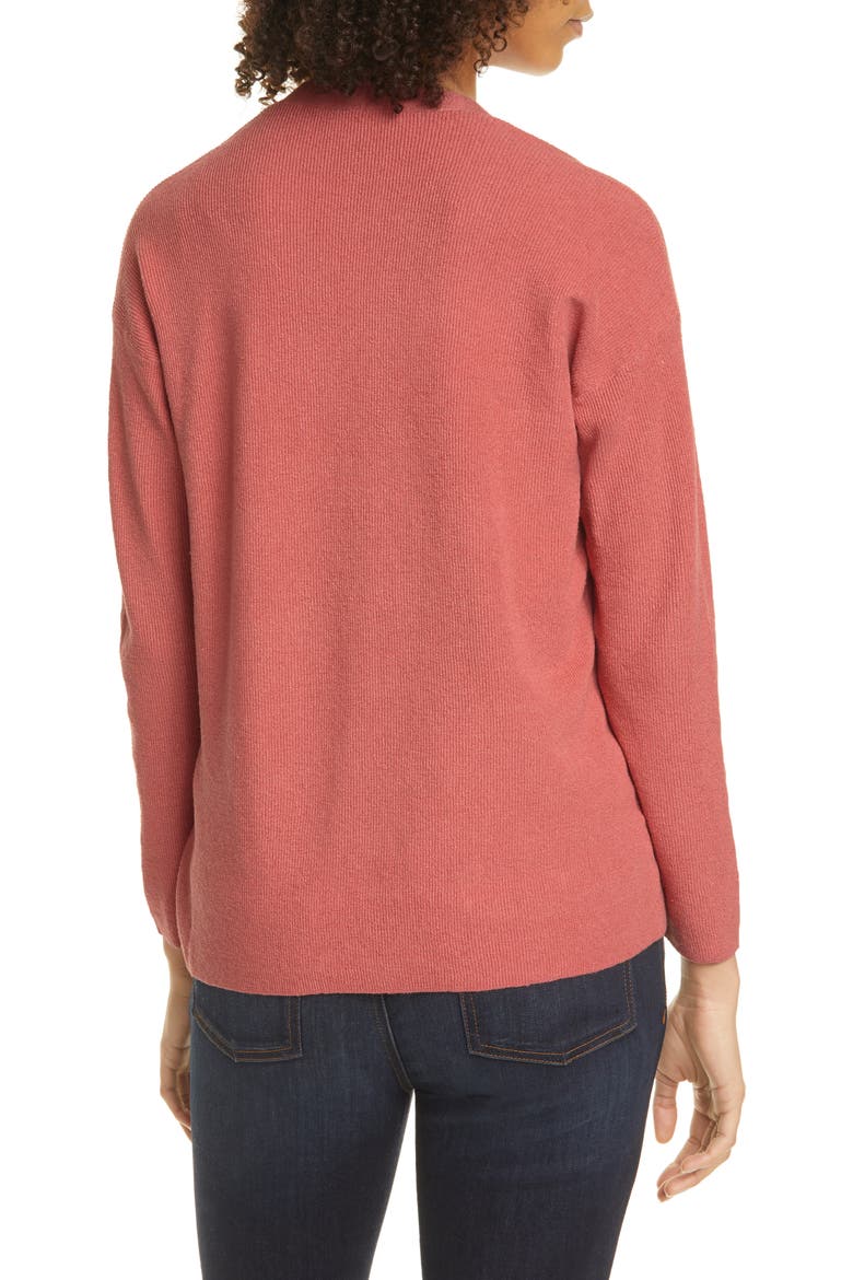 Boyfriend Linen Blend Cardigan, Alternate, color, BRIGHT SANDSTONE