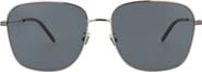 Gucci 61mm Square Sunglasses