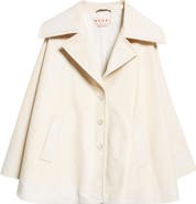 Marni Printed Calfskin Leather Cape