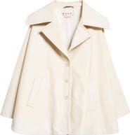 Marni Printed Calfskin Leather Cape