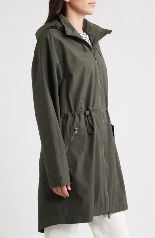 Lole Piper 2.0 Hooded Water Repellent Raincoat In Green