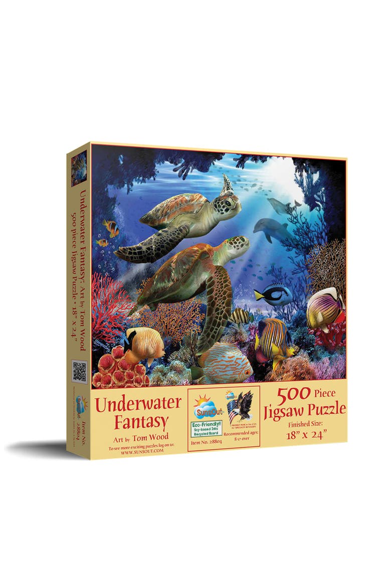 Underwater Fantasy 500 piece Jigsaw Puzzle for Adults, Main, color, Multicolor