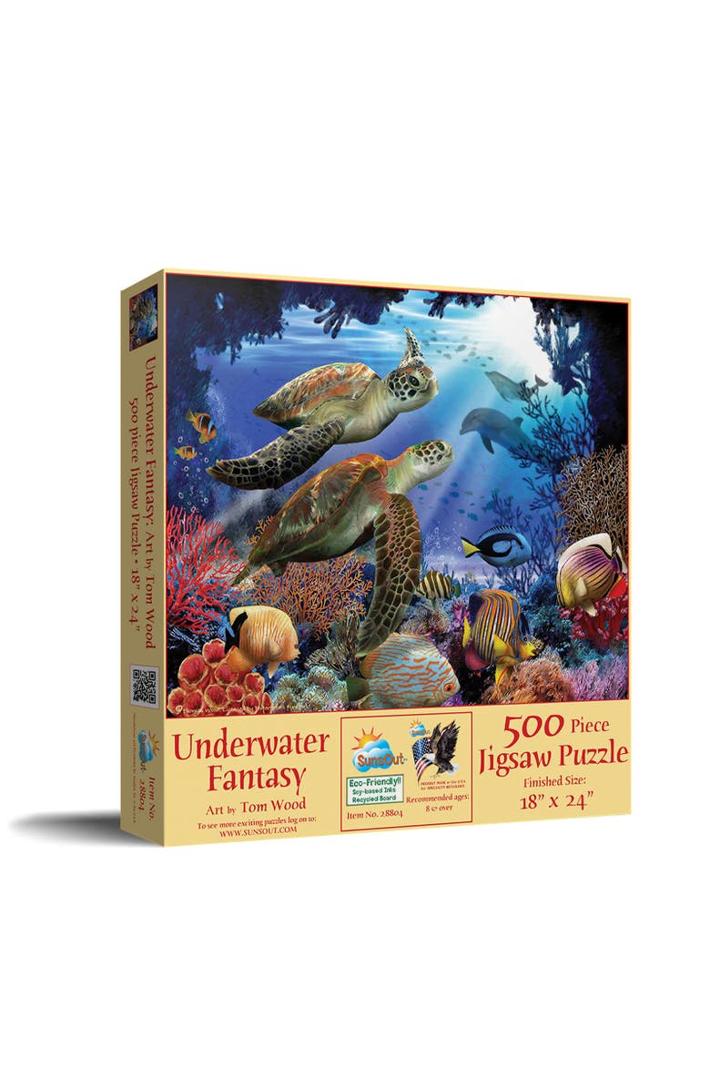 Sunsout Underwater Fantasy 500 piece Jigsaw Puzzle for Adults, Main, color, Multicolor
