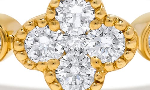 H.j. Namdar Diamond Clover Ring In Gold