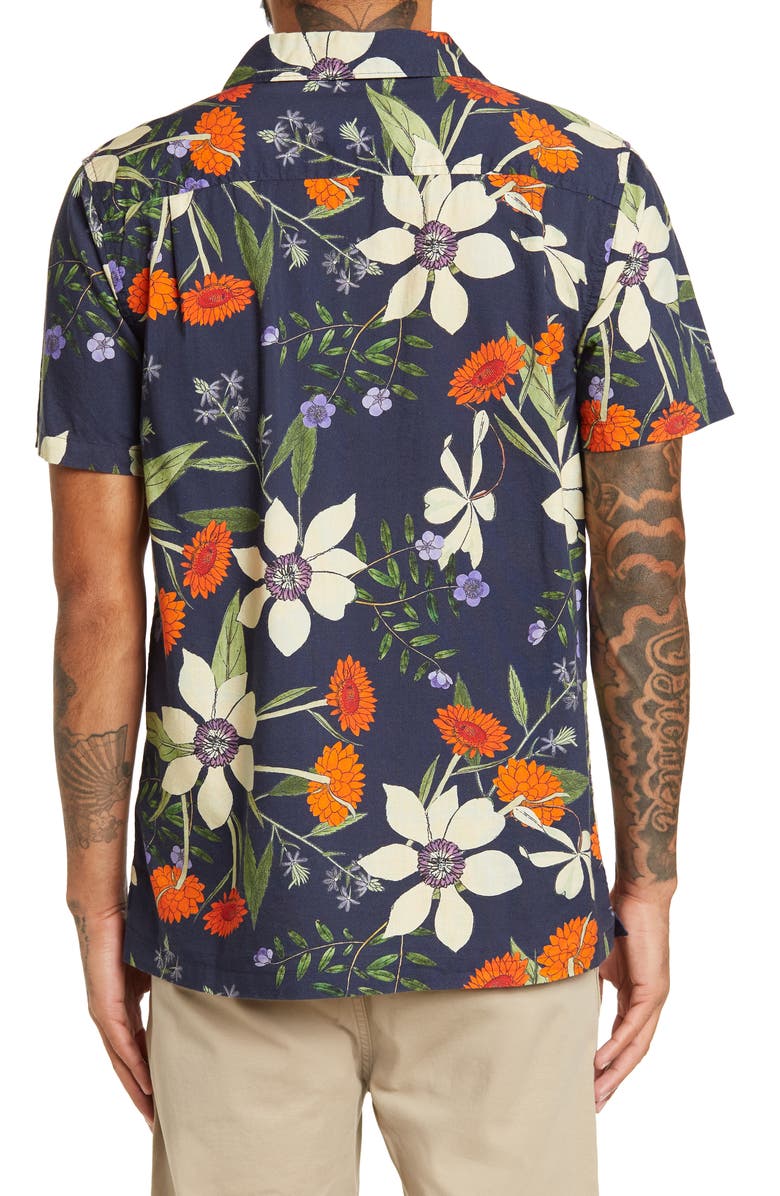 Roark Men's Continental Bouquet Classic Fit Short Sleeve Button-Up Shirt, Alternate, color,