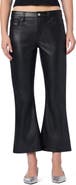Joe's Faux Leather Mid Rise Crop Bootcut Pants