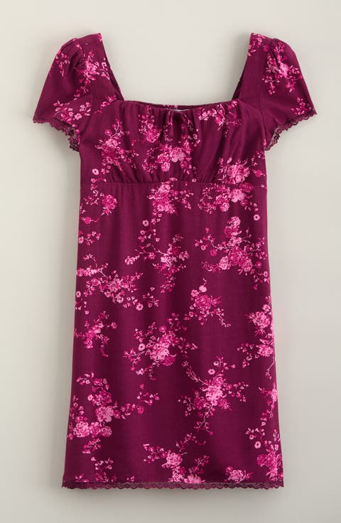 Kids' Sweetheart Polka Dot Minidress