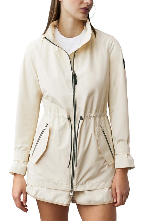 Mackage Melany Hooded Rain Jacket in Cream