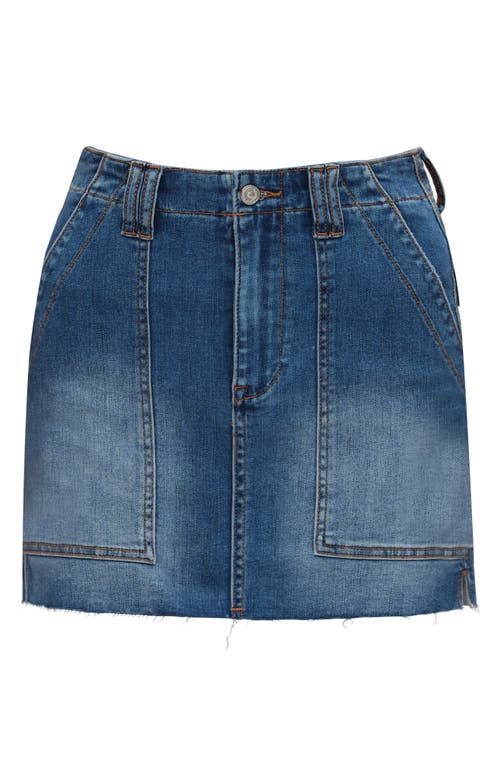 Bayeas Cutoff Denim Miniskirt