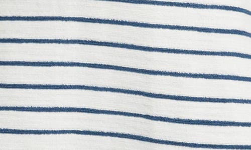 Faherty Cabana Stripe Terry Tank Maxi Dress In Navy Surf Stripe