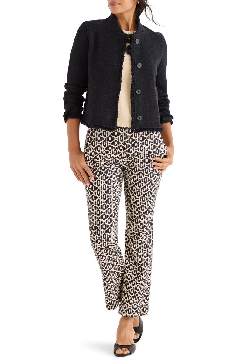 NIC+ZOE Organza Appliqué Sleeveless Top, Alternate, color, Neutral Multi