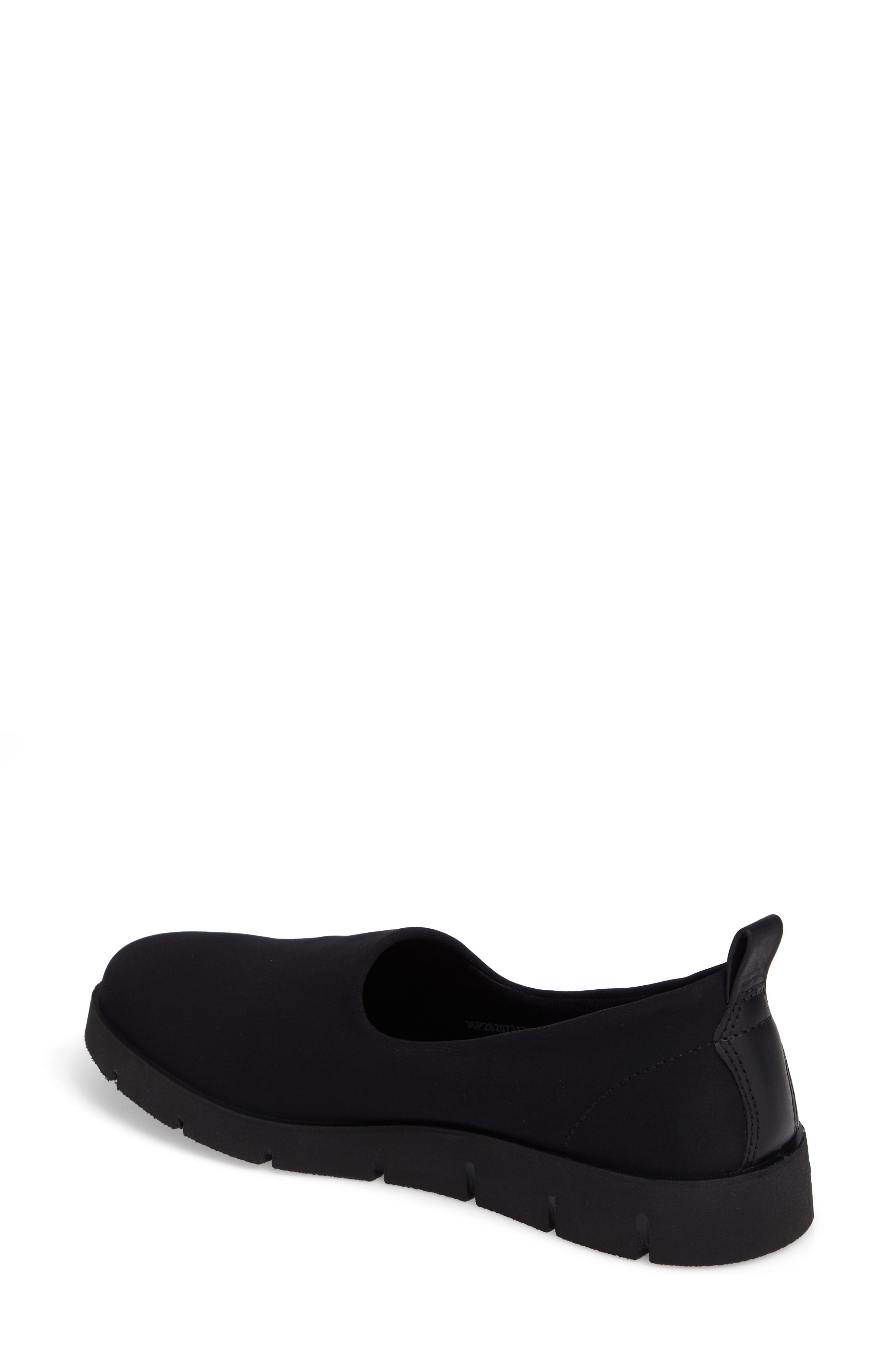 ECCO Bella Slip-On Sneaker, Alternate, color, Black Fabric