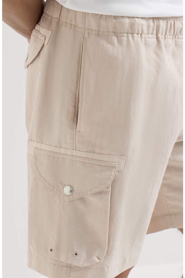 Bermuda shorts with cargo pockets, Alternate, color, Buff