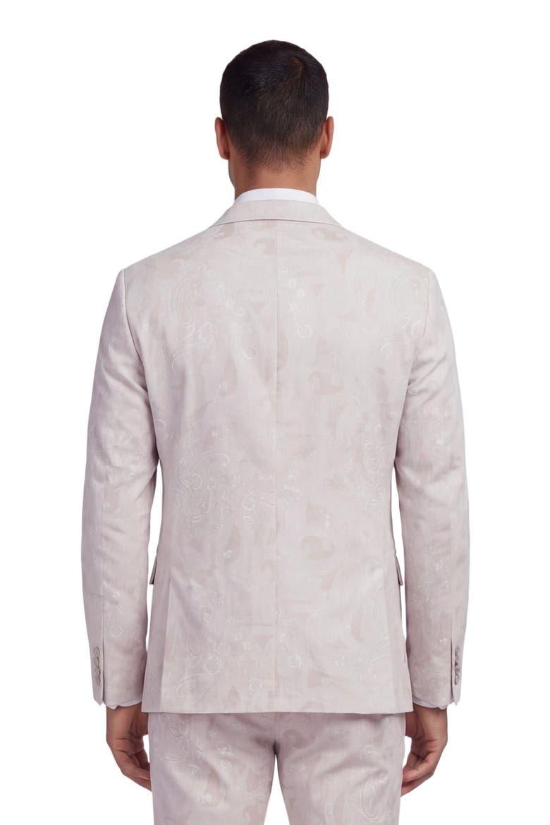 Paisley Explosion Mens Tailored Blazer, Alternate, color, Paisley Explosion Ivory