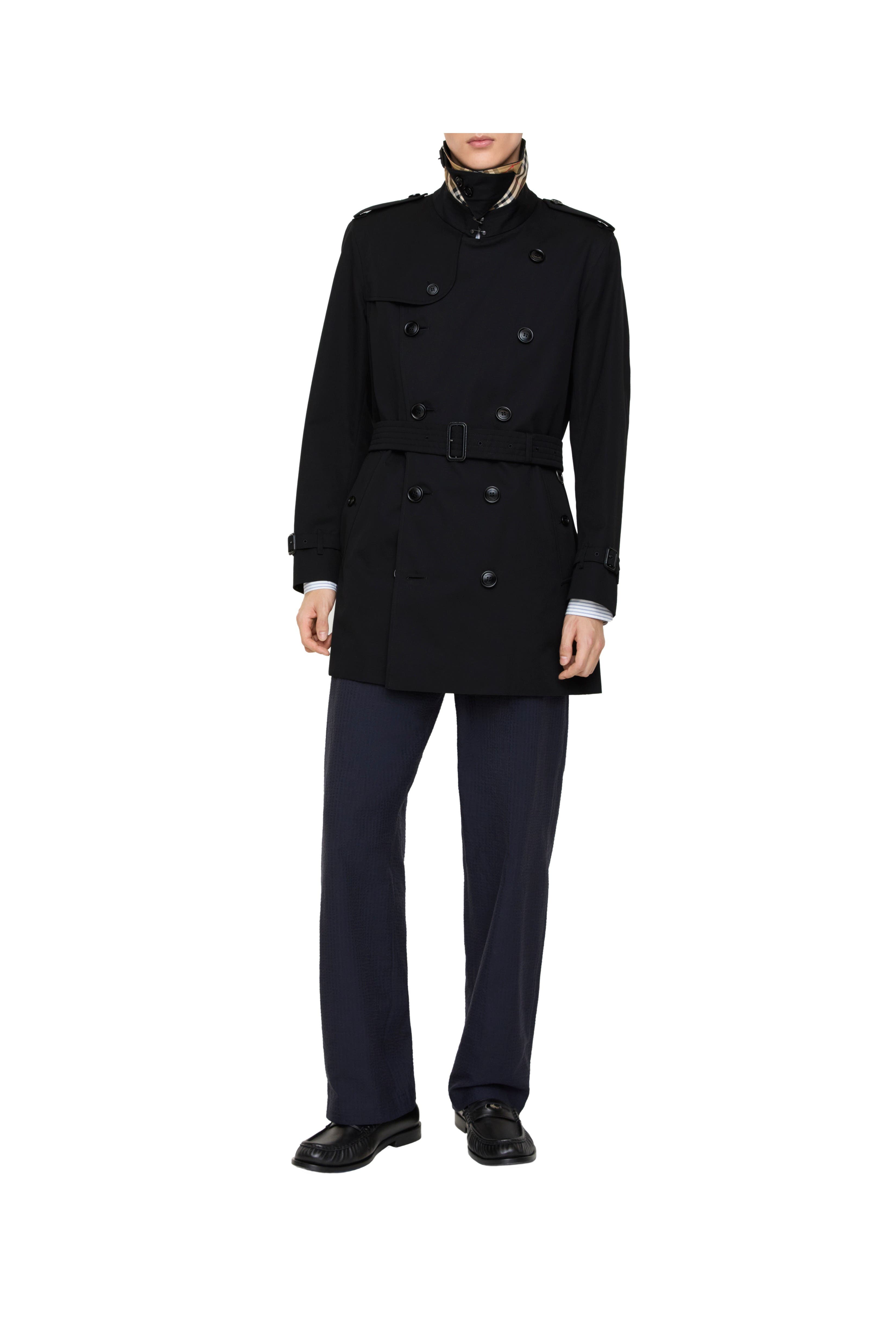 Burberry Short Kensington Heritage Trench Coat (Men) | Nordstrom