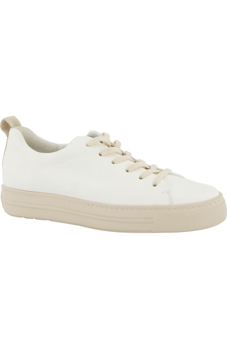 Paul Green Ajay Low Top Sneaker, Main, color, Cream Nappa