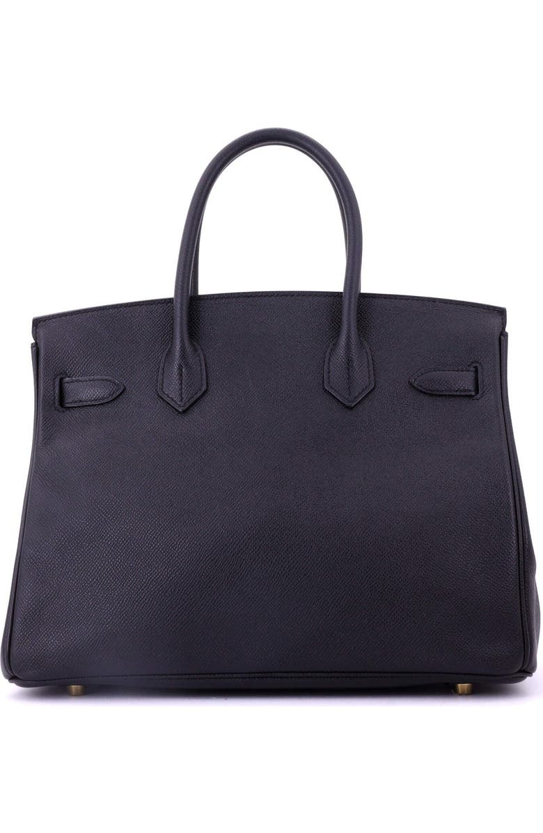 Pre-Owned Hermes Birkin Handbag Black Epsom with Gold Hardware 30, Alternate, color,