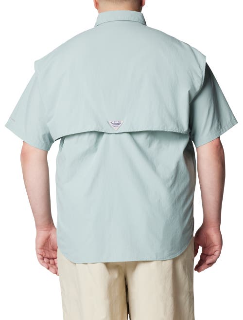 Columbia Big & Tall Pfg Bahama Ii Short-sleeve Sport Shirt In Blue