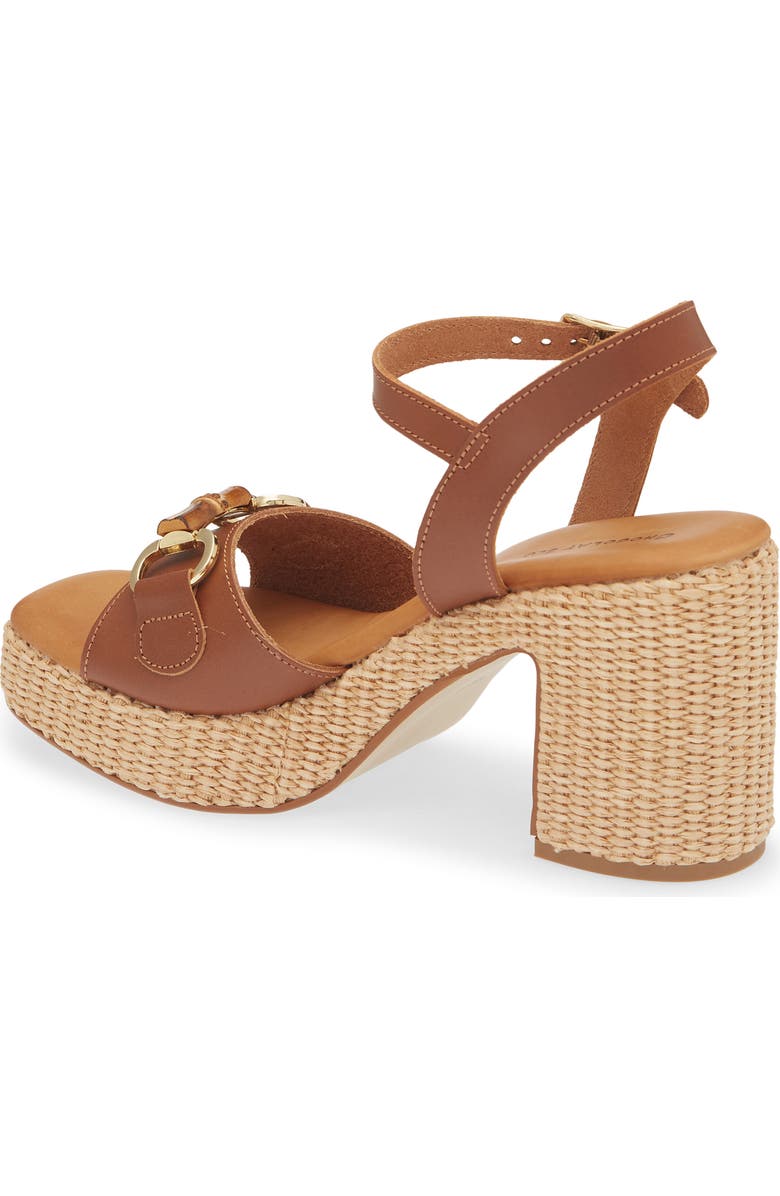 Chocolat Blu Mel Sandal, Alternate, color, Brown Leather