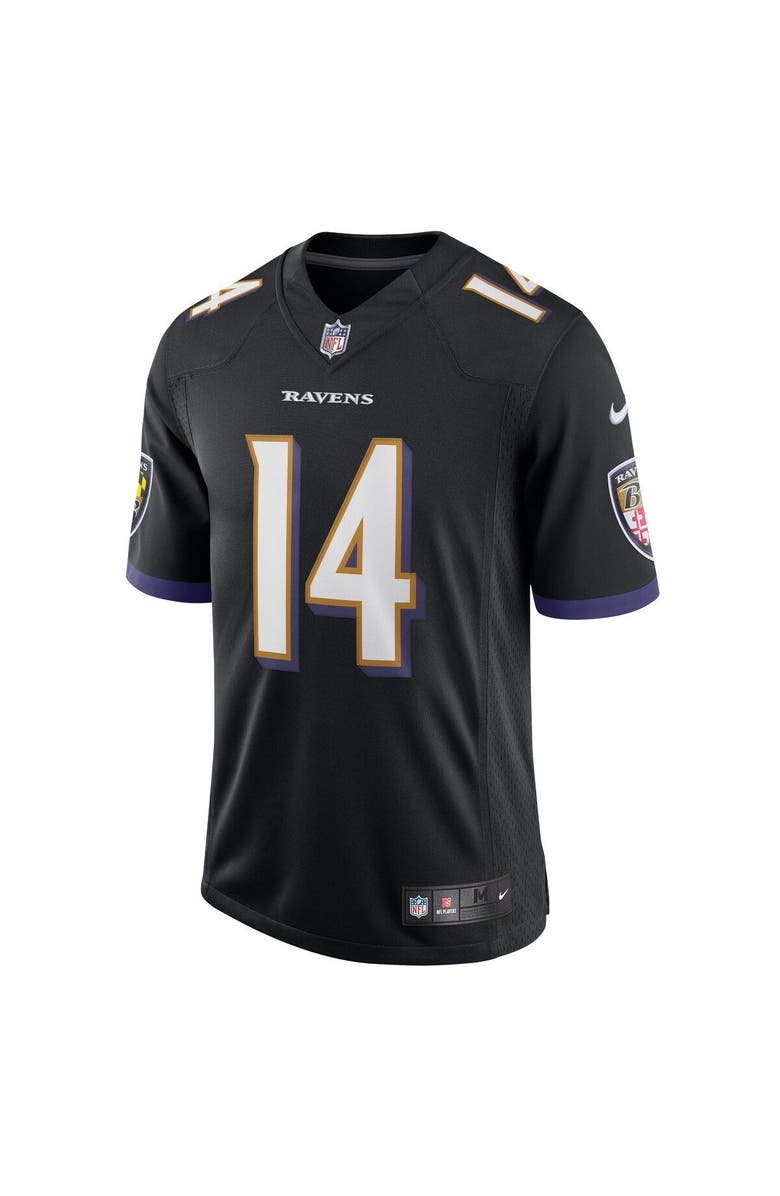 Nike Men's Nike Kyle Hamilton Black Baltimore Ravens Vapor Limited Jersey, Alternate, color, 