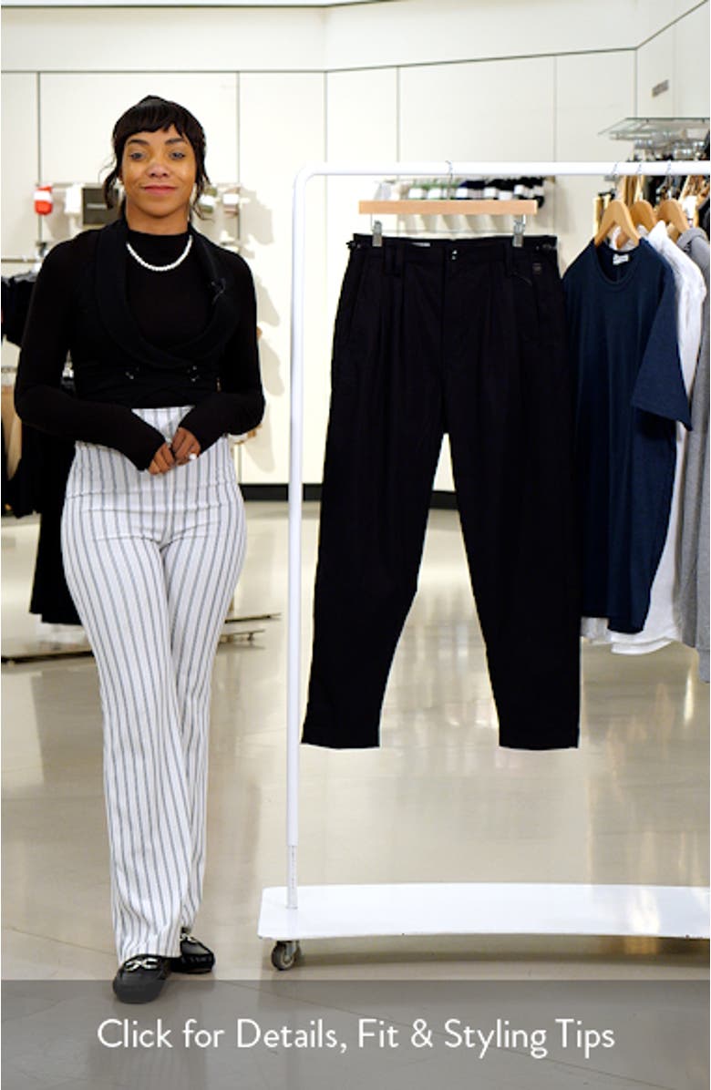 Relaxed Pleated Tech Chinos, sales video thumbnail