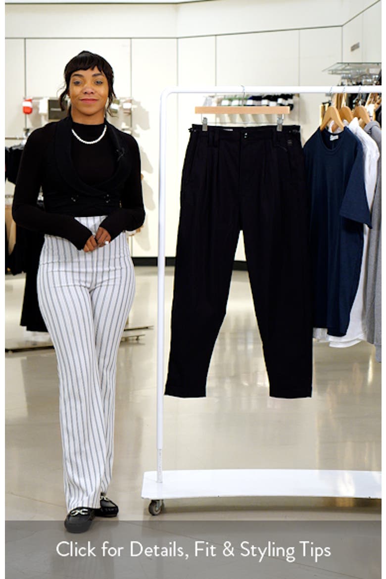 Relaxed Pleated Tech Chinos video
