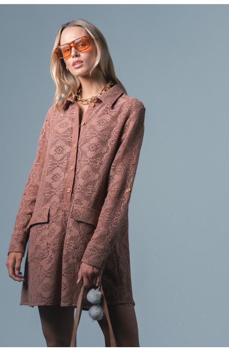 The Shirt by Rochelle Behrens The Raya Dress, Alternate, color, Mocha Mousse