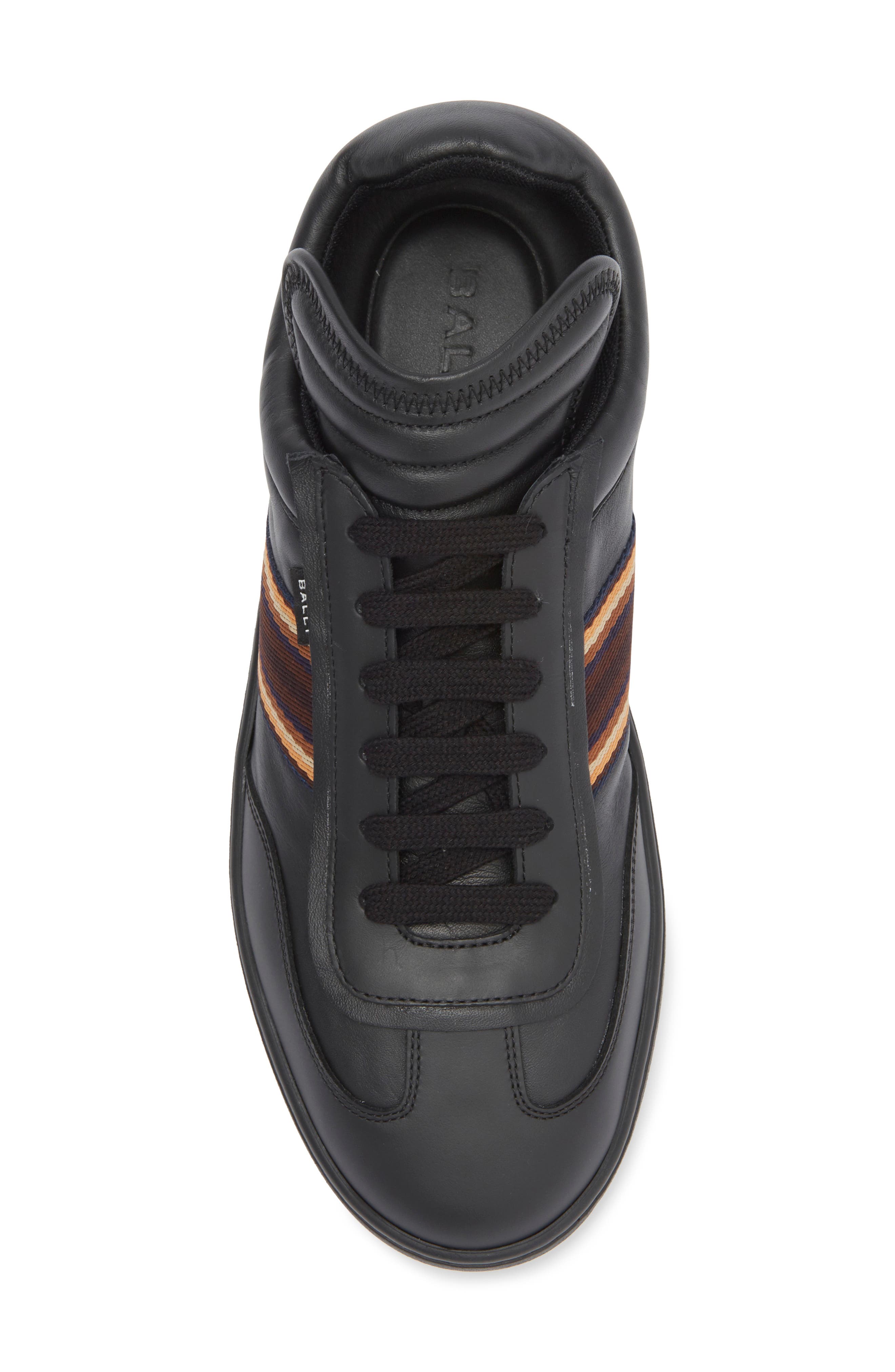Bally Parrel Lace-Up Sneaker, Alternate, color, Black/ Brown