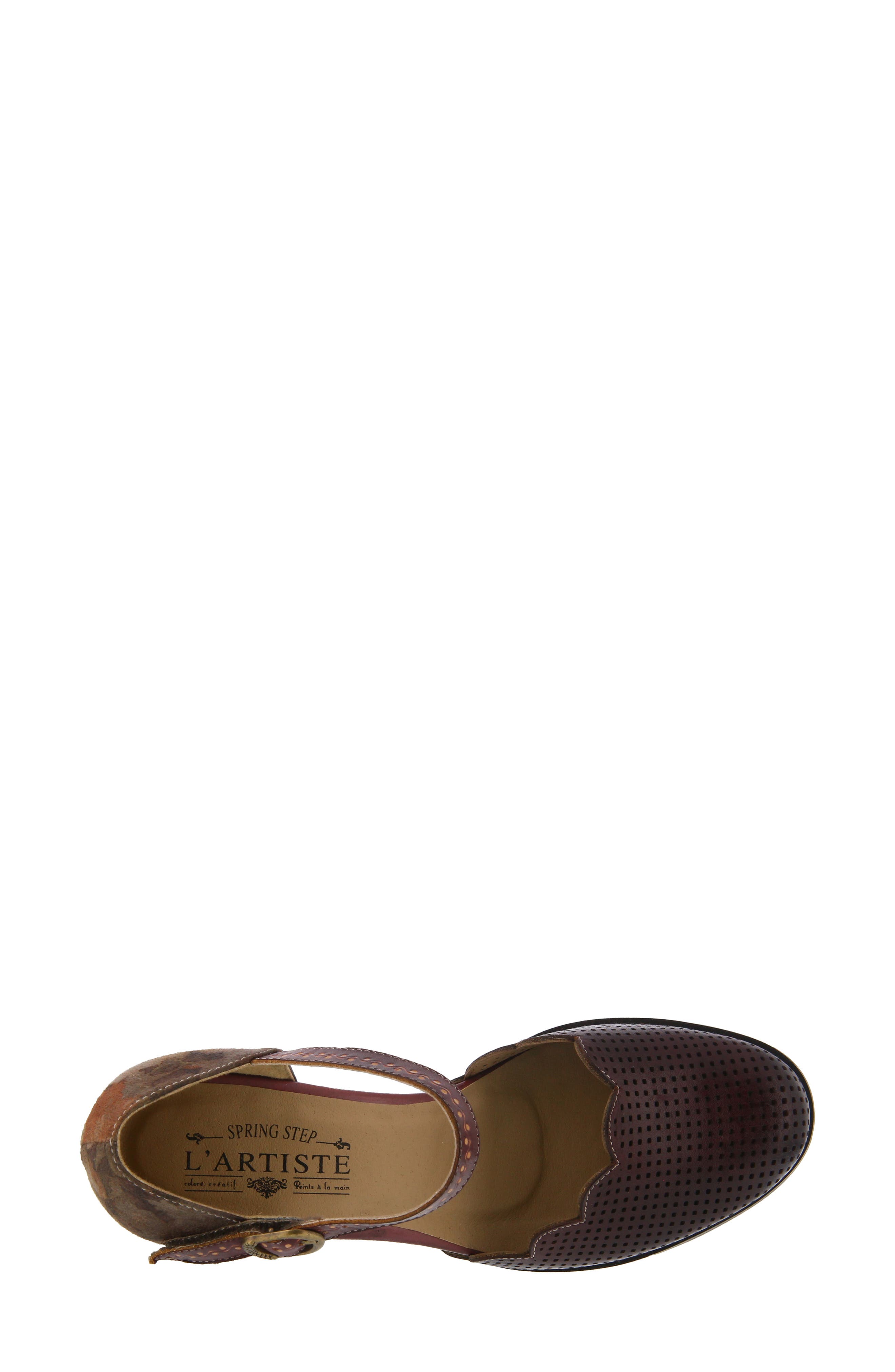 L'Artiste Parchelle Pump, Alternate, color, BORDEAUX
