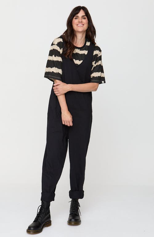 Turtledove London Organic Cotton Jilly Jumpsuit In Black