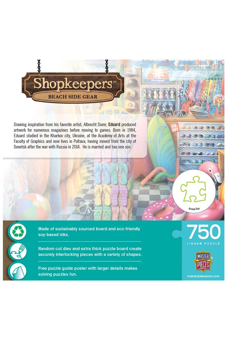 Beach Side Gear 750 Piece Jigsaw Puzzle, Alternate, color, Multicolor