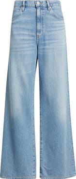 FRAME The Off Duty Stroll Wide Leg Jeans