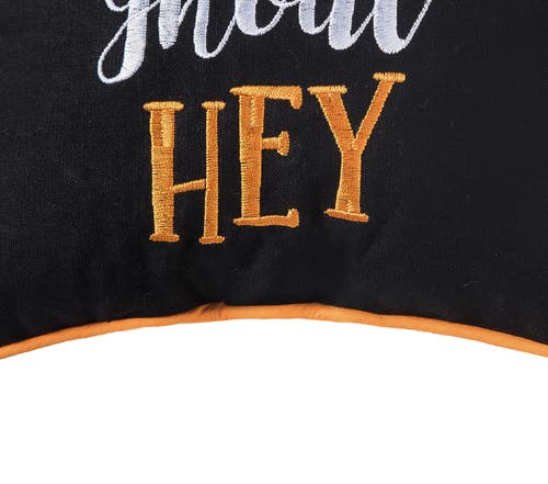 C & F Home C&f Home Hey Ghoul Hey Halloween Small/petite Accent Pillow, 10" X 10" In Orange