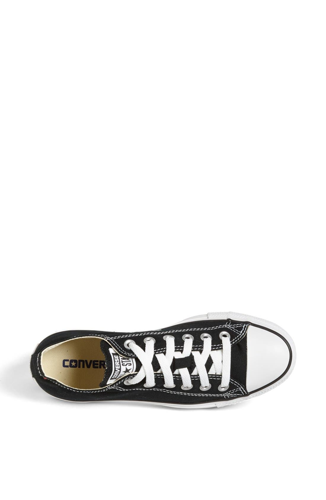 Converse Chuck Taylor<sup>®</sup> All Star<sup>®</sup> Low Top Sneaker, Alternate, color, Black