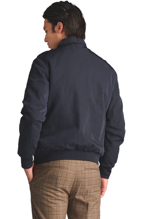 Members Only Heavy Iconic Racer Quilted Lining Jacket In Navy