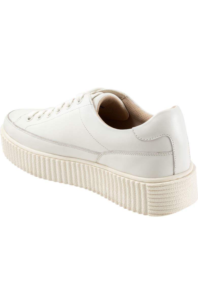 Trotters Baylor Platform Sneaker, Alternate, color, White
