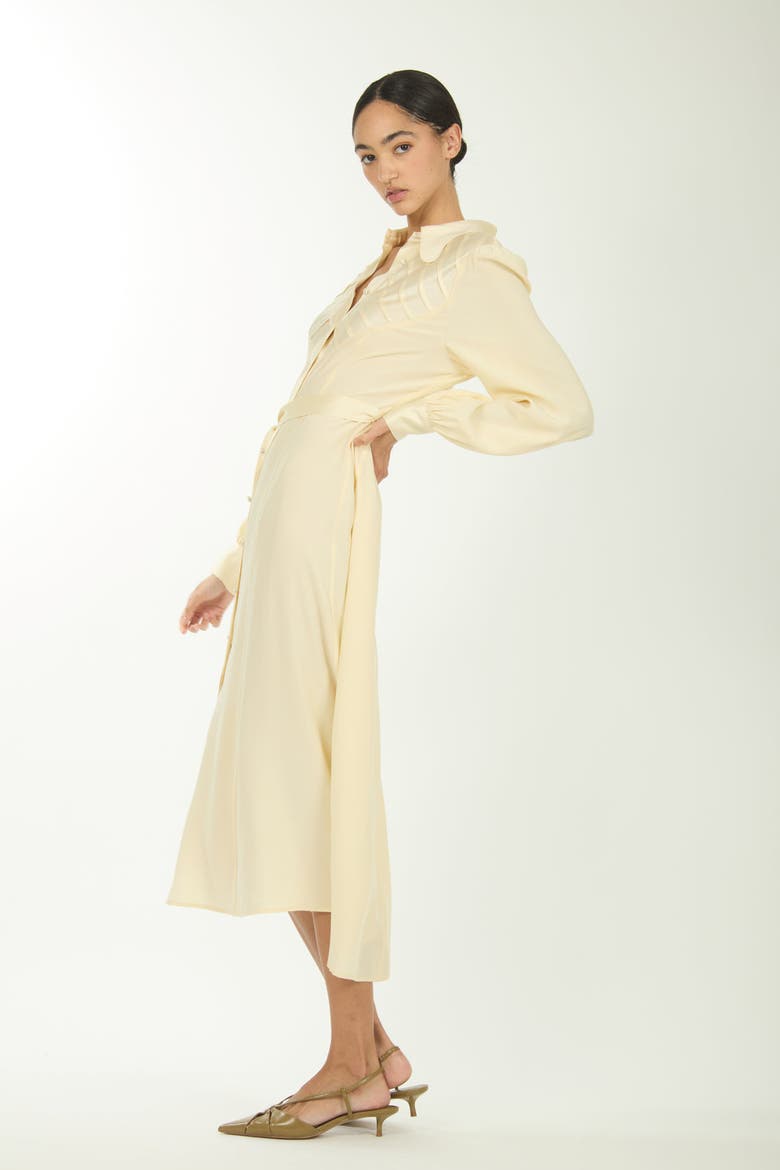 Nila Dress, Alternate, color, Vintage Crème